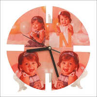 Customize Wooden Clock With Wall Mount And Table Top