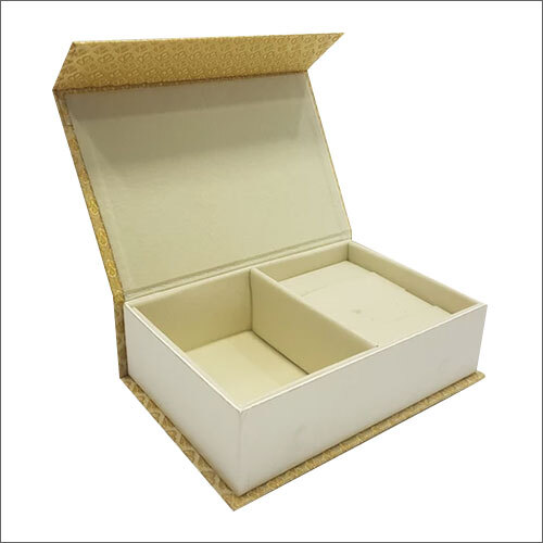 Magnetic Dual Space Box - Paper Material, Customized Size, Available in Various Colors, Matte Lamination Finish, Special Effects Printing