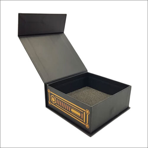Magnetic Single Space Box - Virgin Kraft Paper, Customized Sizes, Matte Finish, Brown Color | Biodegradable, Handmade, Special Effects Printing