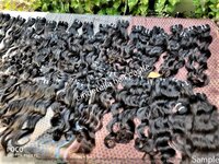 Bulk Hair Virgin Unprocessed Cuticle Aligned Indian Temple Human Hair Bundles