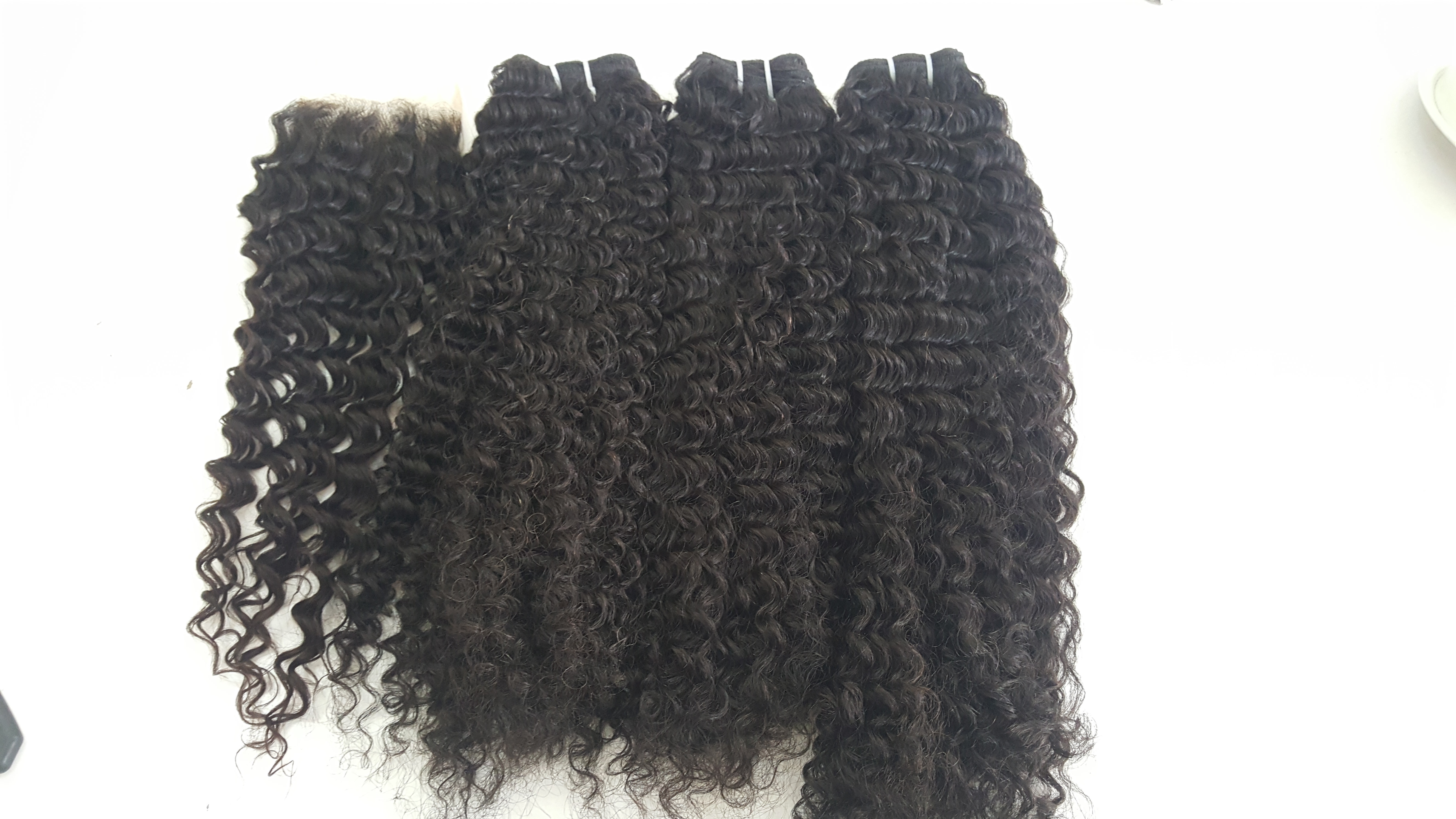 Indian single Donor Curly best human hair extensions