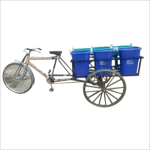6 POT Garbage Cycle Rickshaw