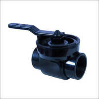 Black PP Top Entry Ball Valve