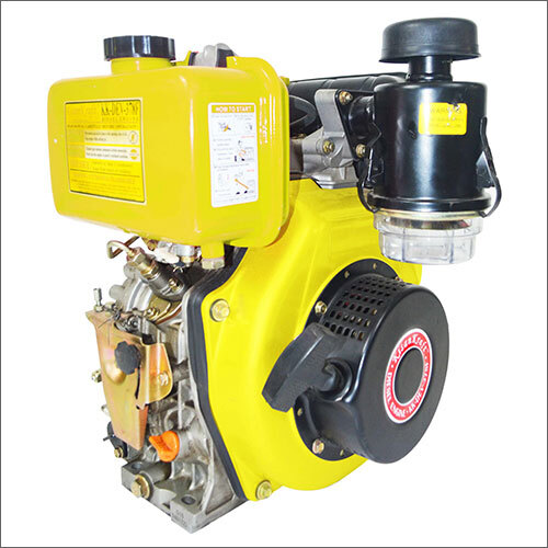 KK-DEV-370F Yellow Single Cylinder Diesel Engine