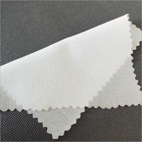 Washable White Microdot Fusible Interlining Fabric