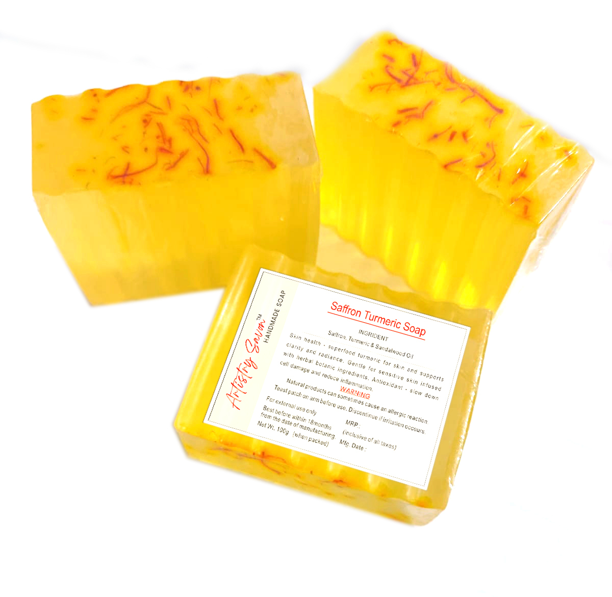 Saffron Turmeric Soap