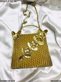 Designer clutch Brass MOP