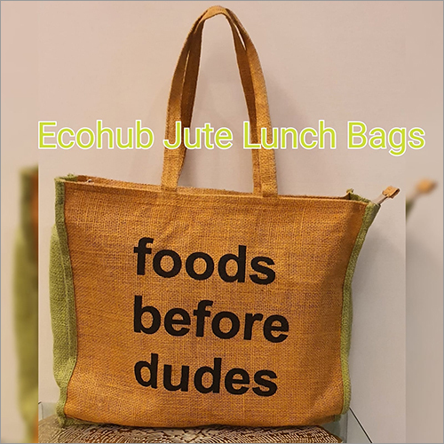 Printed Jute Hand Bag