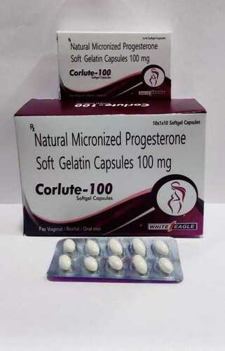 Natural Micronized Progesterone Soft Gelatin Capsules