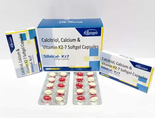 Calcium and Vitamin k27 Softgel Capsule