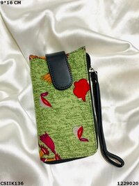 Stylish Ikkat Cotton Mobile Cover/Wallet
