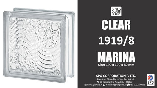 Clear Marina Glass Block