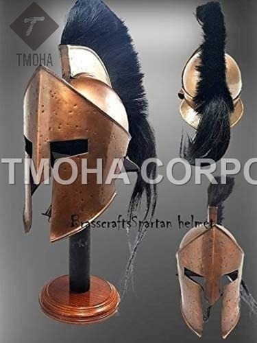 Medieval Armor Knight Crusader Ancient Spartan Helmet