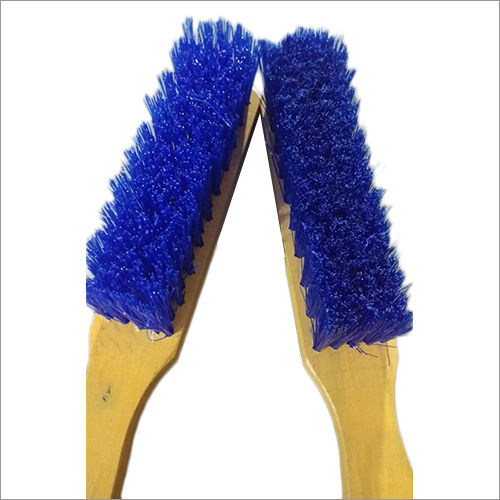 Nylon Hard Rectangle Wooden Scrub Brush, For Cleaning, Brush Size