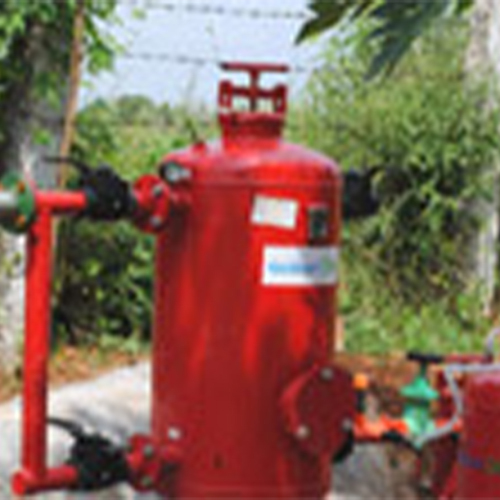 Sand Filter - Mild Steel, Red, 10-40 m3/hr | Durable, High Efficiency, Easy Cleaning, Customizable