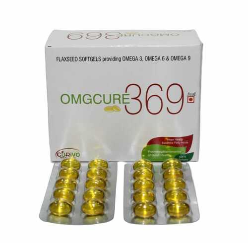 Omega 3  Omega 6 and omega 9 Softgel capsules