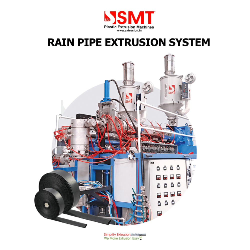 High-Speed Rain Pipe Extrusion System | ABA Design | Fibre Laser Nano Punching | 60 MPM Line Speed