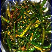 Green chilli pickle