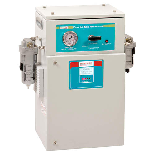 Zero Air Gas Generator - 40 Air Filters with Auto Drain & 0.01 Mist Filter, Inline Particulate Filter, Power Cord, Calibration Certificate, Manual