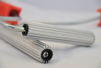 Fiberglass Roller Tool Aluminum Alloy FRP Bubble Paddle Laminating Roller for FRP Resin Work 21 x 140 mm