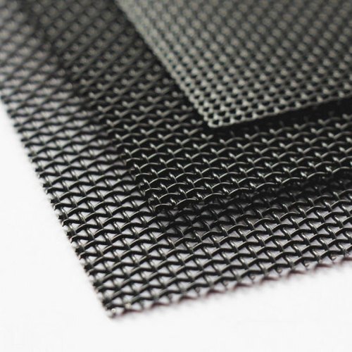 Industrial Black Coated Ss Wire Mesh - Material: Metal Alloys