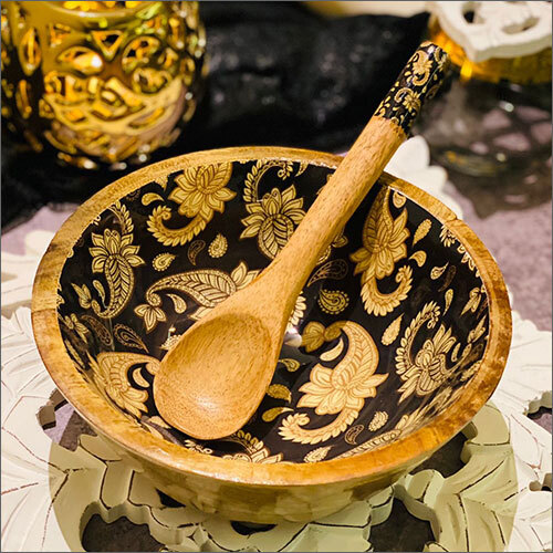 Epoxy Enamel Black Bowl