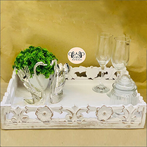 White Carving Tray