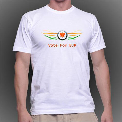 Political Promotional T-Shirt By AADITYA UNIFORMS PRIVATE LIMITED