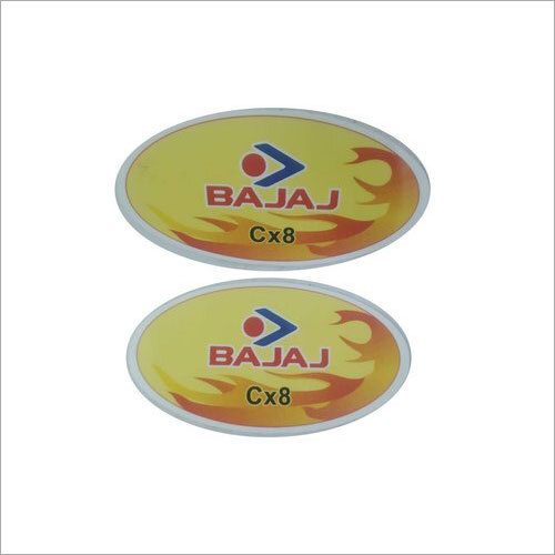 Bajaj Polycarbonate Sticker