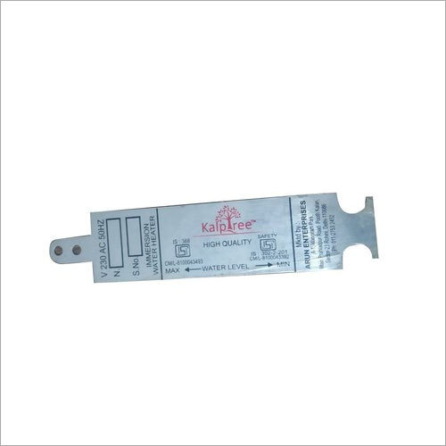 Aluminium Water Heater Rod Sticker