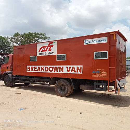 Breakdown Construction Van