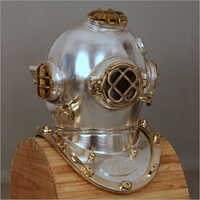 Silver Diving Helmet