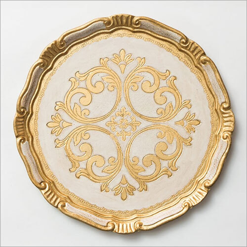 Finish As Shown In Picture Wooden Charger Plates