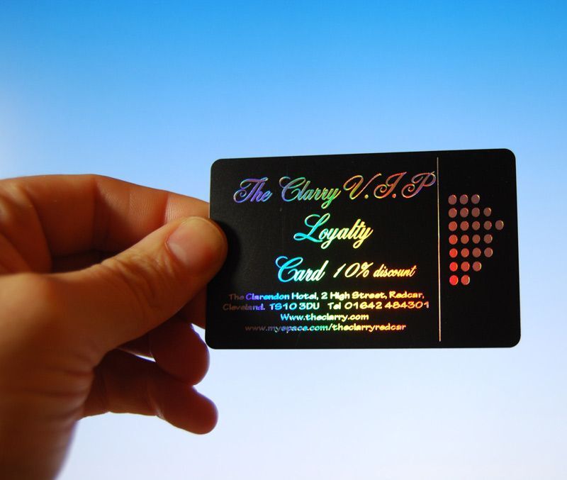 EMBOSSED PVC CARDS