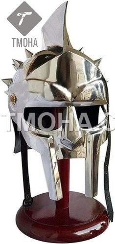 Iron Metal Medieval Armor Knight Crusader Ancient Gladiator Helmet