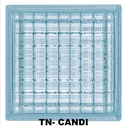 Hollow Clear Candi Glass Block