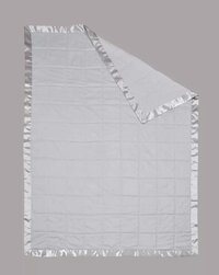 Micromink Blanket - 50" X 60" | Grey, 1.5 Lbs Lightweight, 200 Gsm, Machine Washable