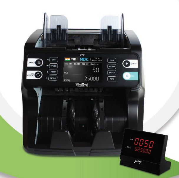 Valuematic Godrej Mix Value Counting Machine