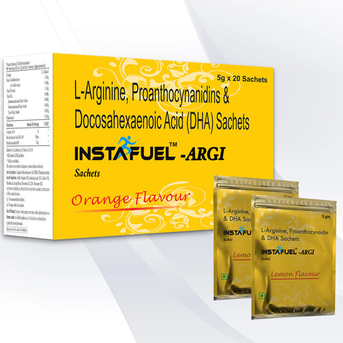 L-Arginine Proanthocyanidins With Docosahexaenoic Acid (Dha) Sachets Dosage Form: Powder