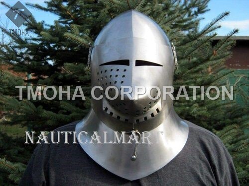 Medieval Armor Helmet Helmet Knight Helmet Crusader Helmet Ancient Helmet Close Helmet AH0128