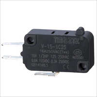 Plastic Micro Switch - Voltage 125-250v, Current 16a (ac) | Durable Plastic Body, Lever Mechanism, 1/2 Hp Power
