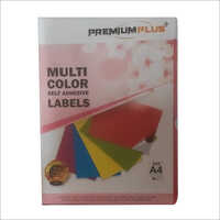 Computer Labels - Paper Material, Multicolor, Rectangle Shape, Different Thicknesses Available | Adhesive Backing For Easy Application