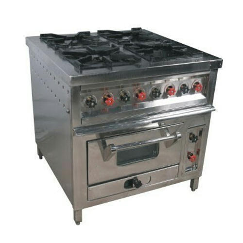 Four Burner Cooking