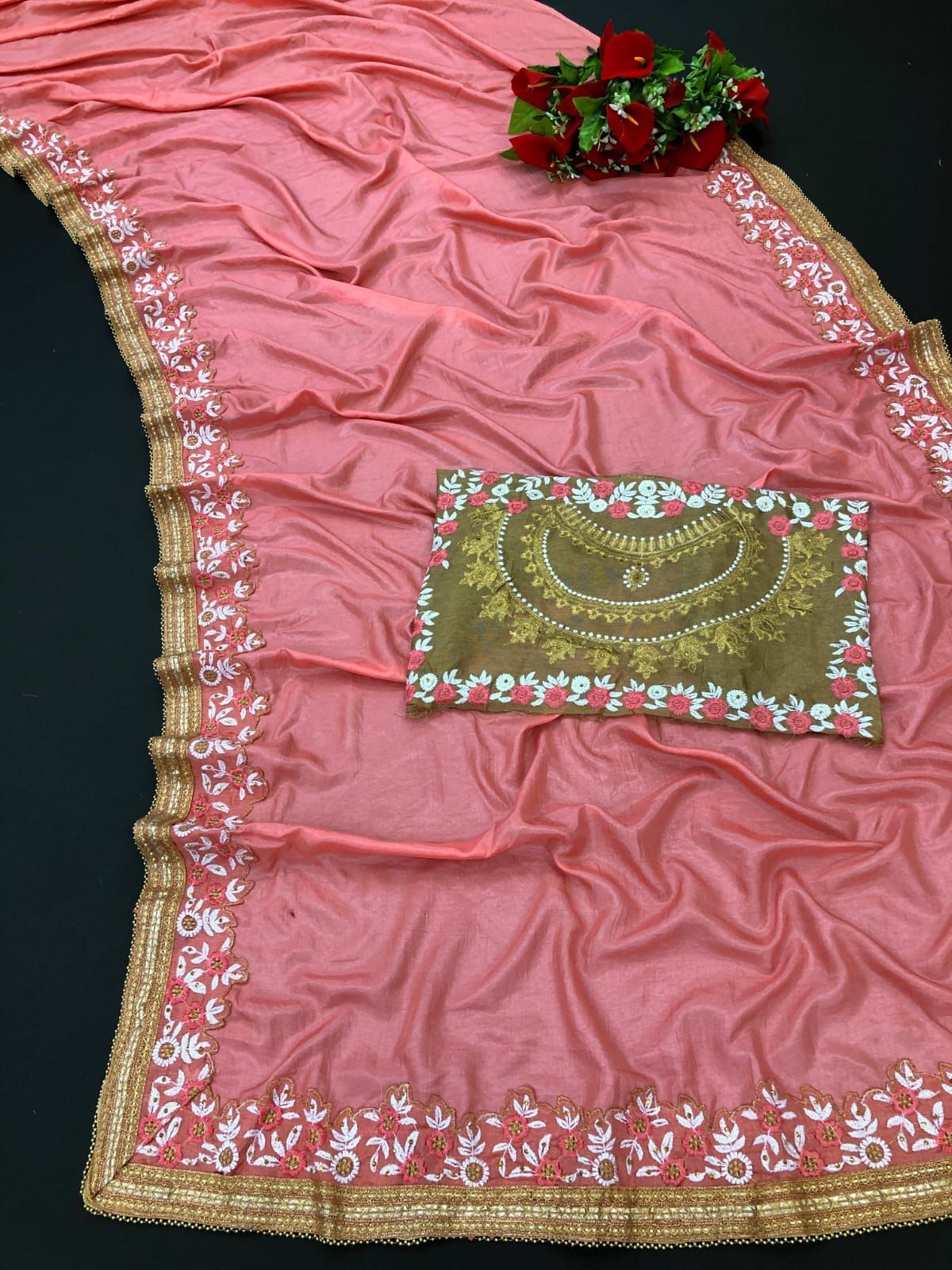 Embroidery Saree