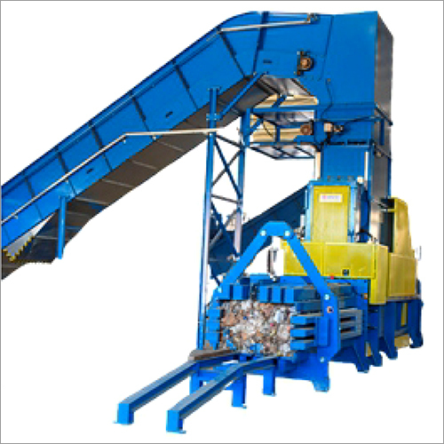 Horizontal Tie Baling Press Machine
