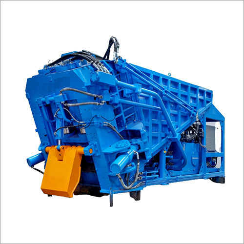 Semi Automatic Inclined Scrap Shear Machine