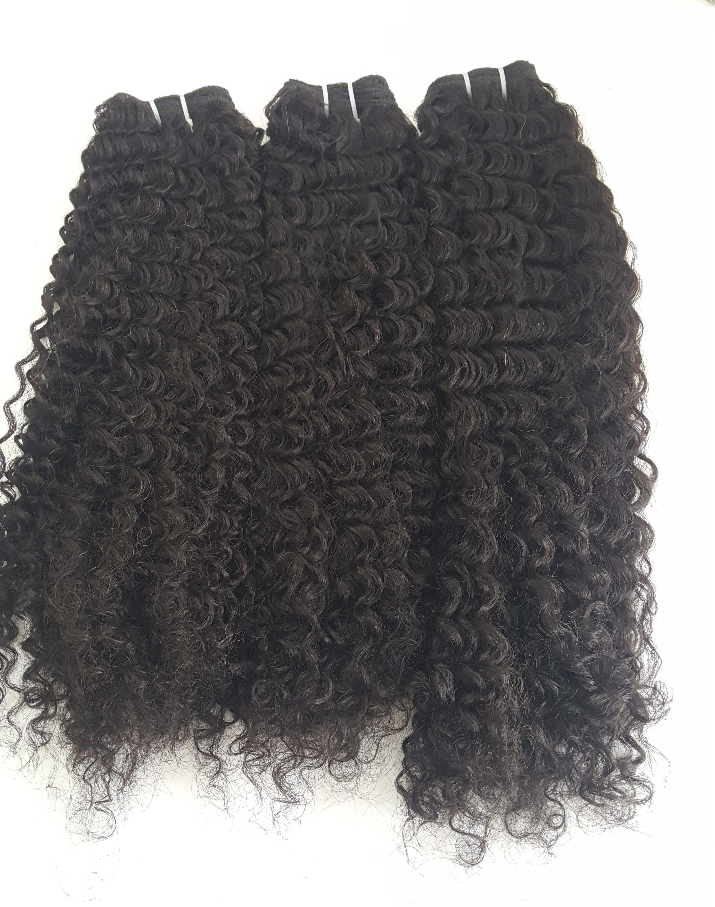 Brazilian Steamed Curly Hair Weaves Extension