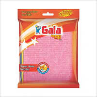 Gala Sponge Wipe - Sponge Material, 300x300 Mm Size, Pink Color | Ideal For Hotels, Offices, And Homes, Multi-color Function For Floor Cleaning