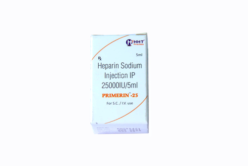 HEPARIN SODIUM INJECTION IP 25000IU ML