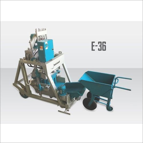 High Durability E 36 Manual Concrete Block Making Machine